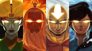 Top 50 Strongest Avatar The Last Airbender amp Legend of Korra Characters 安昂 柯拉 Series Finale [upl. by Heiney462]