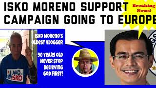 Isko Moreno campaign supporter going to Europe [upl. by Ayatan]