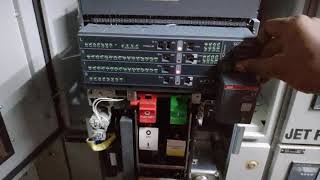 ABB Make ACB Relay SACE PR121P Trip test [upl. by Tonie971]