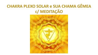 CHAKRA PLEXO SOLAR E SUA CHAMA GÊMEA  MEDITAÇÃO [upl. by Ilojna294]