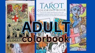 Coloring The Cards TAROT TUESDAY ASMR Visual Textures using Watercolor Pencils  Judgement [upl. by Imoin]