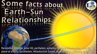 Some facts about Earth–Sun Relationships [upl. by Soph]