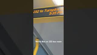 Strange 232 bus announcement  Darney Putney Beech Turnpike Lane Station [upl. by Delanos]