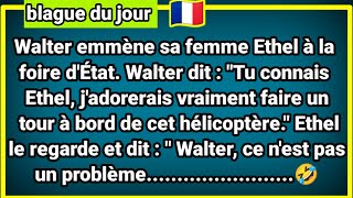 🤣 BLAGUE DU JOUR   Walter emmène sa femme Ethel à la ⎪Des vidéos drôles tous les jours [upl. by Lindbom307]