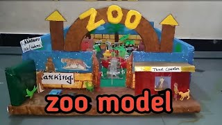 Zoo Model for School Science Fair  Creative Project science school Kids trending [upl. by Yraek550]