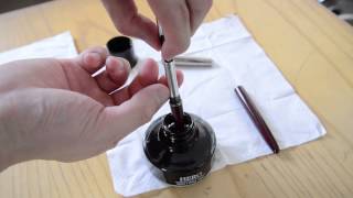 how to refill HERO 007 329 616 Fountain Pen [upl. by Nalahs]