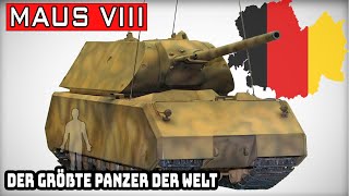 Der größte jemals produzierte Panzer der Welt PANZER VIII MAUS [upl. by Eirrehs]