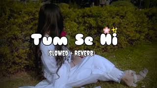 Tum Se Hi  Din Hota Hai 🌸🥀 quotAtif Aslamquot Lyrics Slow and Reverbtrending 🎧 Bollywood Song [upl. by Aldora484]