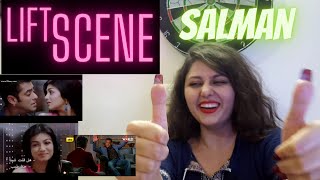 reaction on wanted movielift scene wantedsalman khan ayesha takiareaction on salman khan movies [upl. by Miki]