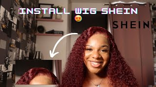 INSTALL WIG SHEIN couleur parfaite ftSHINE [upl. by Sharl]