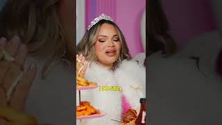 Trisha Paytas Mukbang Spaghetti  Pizza  Chicken Nuggets amp MORE  FASHION NOVA [upl. by Euqilegna]