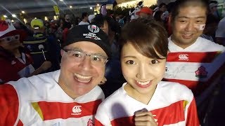 Japan vs South Africa Quarter Final  Rugby World Cup 2019 Part 1 Fans and Anticipation [upl. by Halet]