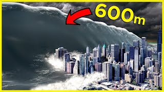 🌊 The biggest TSUNAMIS in History 🌊 3D Comparison [upl. by Handel]