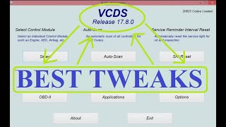 VCDS  Best Tweaks [upl. by Ho113]