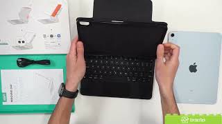 ESR iPad Air 11 Inch Case with Keyboard M2 2024 Easy Set Magnetic Stand Review [upl. by Haynes]