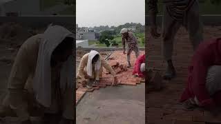 how to install tiles in roofconstructionshortsyt construction amazing video [upl. by Willard]