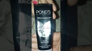 PONDS BRIGHT MIRACLE DETOX FACE WASH REVIEW skincare pondsfacewash trending viral [upl. by Alsworth]