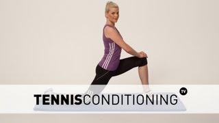 Hip Flexor Stretch  Tennis Conditioning [upl. by Demakis468]