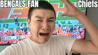 Bengals Fan Reacts to loss vs Chiefs Game Winning Field Goal NFL Week 2 [upl. by Lani]