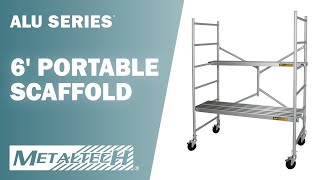 METALTECH ALU SERIES 6 High Portable Scaffold [upl. by Melville]