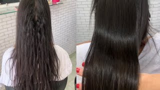 COMO FAZER PROGRESSIVA NO CABELO COM MEGA HAIR [upl. by Aislehc]