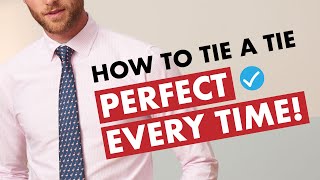 How to Tie A Tie  Half Windsor Knot  Easy Method [upl. by Sinnod539]