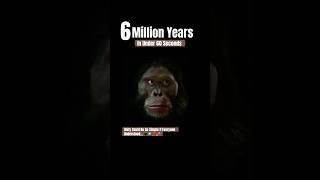 6 Million Years Of Evolution In Under 60 Seconds From Ape To Man Creationism [upl. by Pauline697]