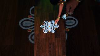 குட்டி கோலம் daily rangoli kolam alpona designstrendingviralvideoshortsshortsfeedyoutubeshorts [upl. by Ethben]