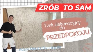 ZRÓB TO SAM  Tynk dekoracyjny do przedpokoju [upl. by Denver]