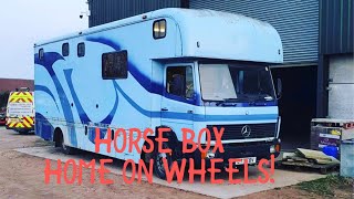 Horse Box Home On Wheels Our Biggest Campervan Conversion Yet [upl. by Aikemet]