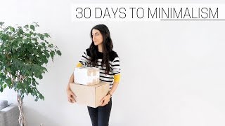 30 DAYS TO MINIMALISM »  printable guide [upl. by Hairakcaz]