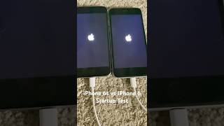 iPhone 6s vs IPhone 6 startup test 1583 vs 1257 both are in the latest compatible version [upl. by Birch457]