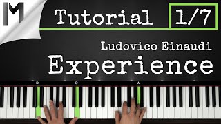 Experience  Ludovico Einaudi  Full Piano Tutorial Part 17 [upl. by Arbed266]