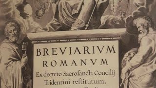 Introdução  Como Rezar o Breviarium Romanum Liturgia das Horas Tradicional de 1962 [upl. by Paucker762]