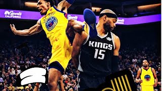 Patrick mccaw suffers scary injury vs Kings Vince Carter prays [upl. by Areis]