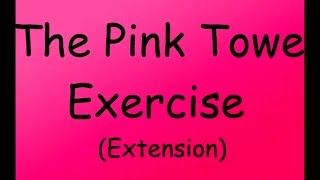 How to present The Pink Tower Exercise extension Montessori Education [upl. by Salohci]