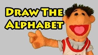 Vids4kidstv  Draw The Alphabet With Timmy Uppet [upl. by Legyn]