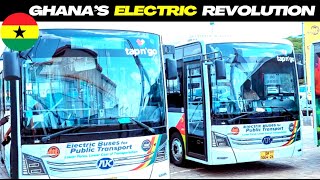 Dr Bawumia Ushers Ghana into a New Era Electric Buses Revolutionize Public Transport 🇬🇭 ghana [upl. by Negroj]