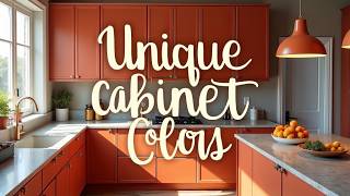 15 Unique Kitchen Cabinet Color Options Bold amp Creative Choices [upl. by Armbrecht]