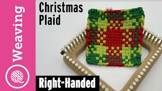 Christmas Plaid Potholder [upl. by Leveridge339]