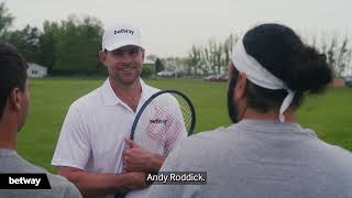 Andy Roddick returns to Wimbledon [upl. by Eselrahc]