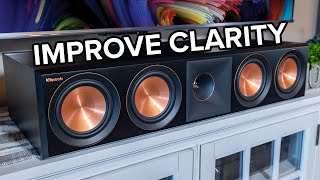 MAXIMIZE the Sound From Your Center Channel Speaker  5 TIPS [upl. by Hteboj]