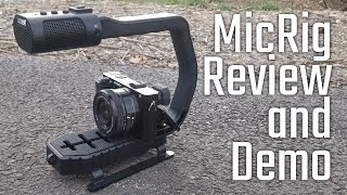 Sevenoak MicRig Video Grip Handle with Builtin Mic  Review and Demo [upl. by Earlene]