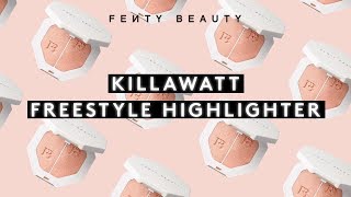 KILLAWATT FREESTYLE HIGHLIGHTER  FENTY BEAUTY [upl. by Lebazej]