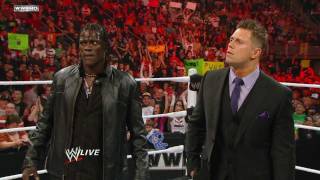 Raw  The Miz amp RTruth interrupt John Cena [upl. by Hendel]