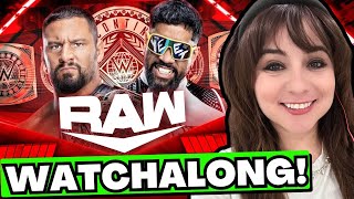 Bron Breakker vs Jey Uso WWE RAW Watchalong 92324 w Denise Salcedo [upl. by Yleme78]