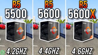 Ryzen 5 5500 vs Ryzen 5 5600 vs Ryzen 5 5600X  Big Differences [upl. by Zindman371]