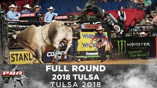 FULL ROUND All The Wrecks Top Rides and Top Bulls of The Second Round of Tulsa  2018 [upl. by Temp624]