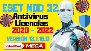 LICENCIA ESET NOD32 ANTIVIRUS ACTUALIZADO 2021 [upl. by Bellew]