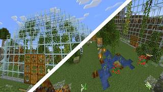 I Built a GREENHOUSE in Cobblemon Minecraft [upl. by Morril]